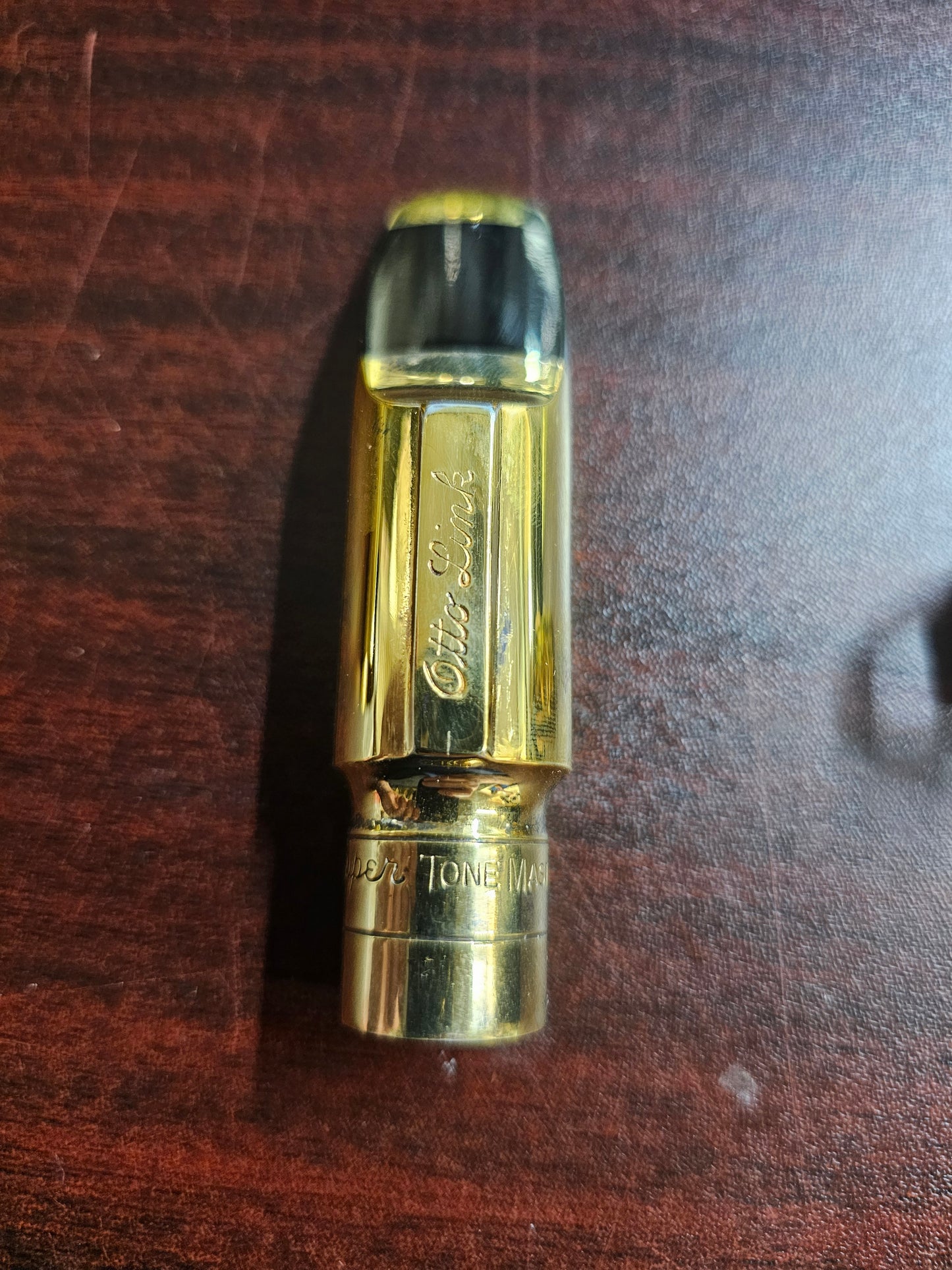 Otto Link Gold Plated Alto Sax Mouthpiece #9* - Old Inventory