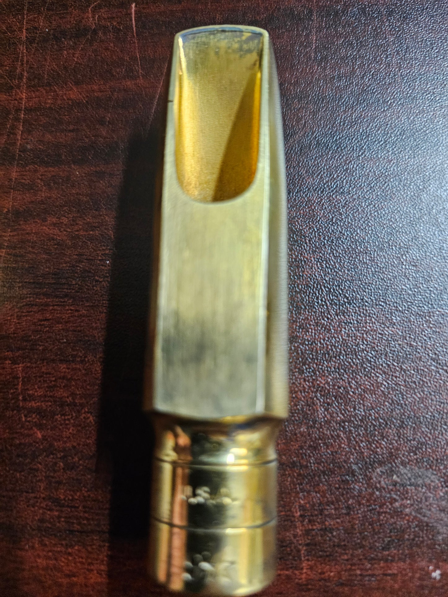 Otto Link Gold Plated Alto Sax Mouthpiece #9* - Old Inventory