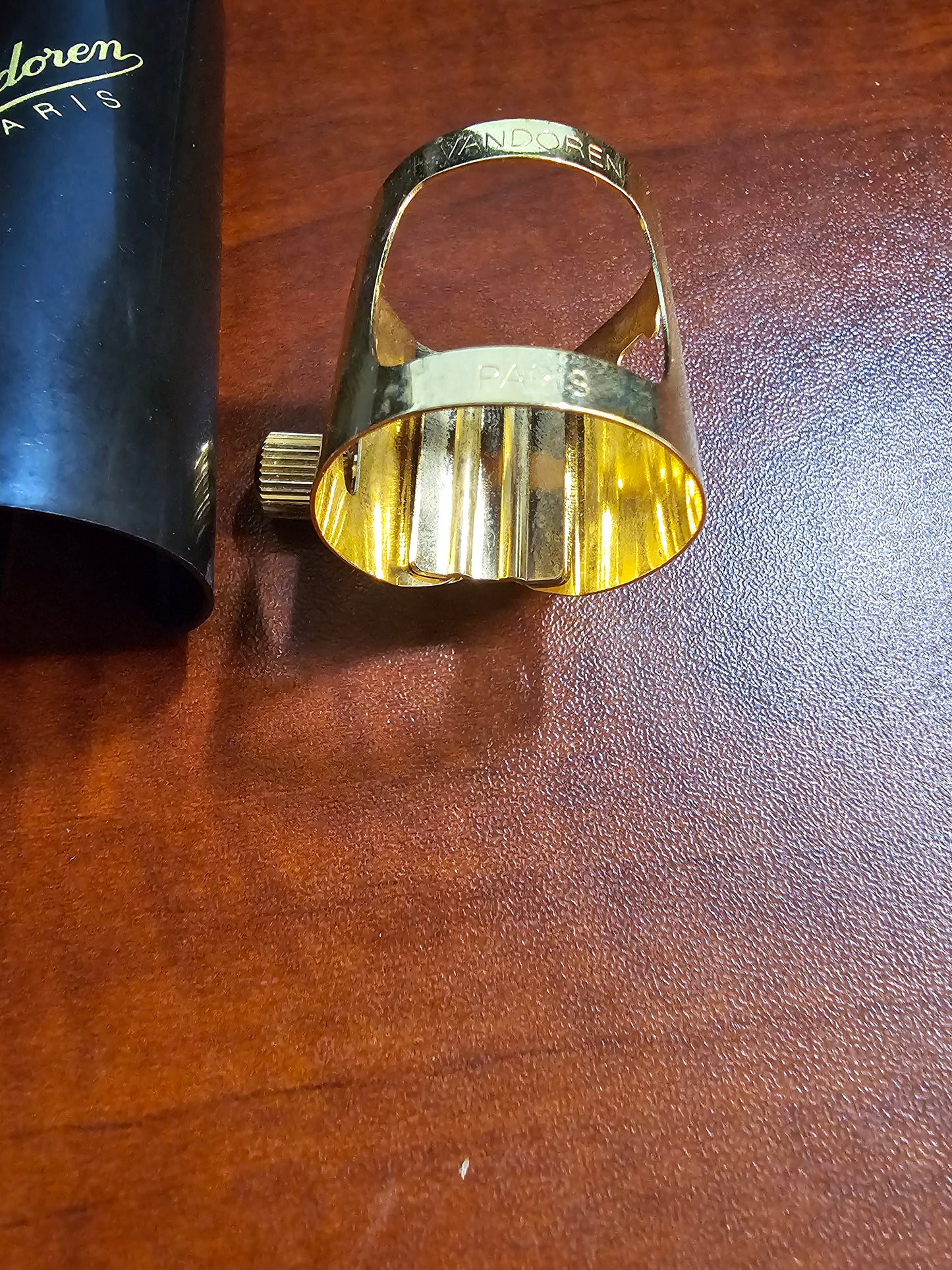 Vandoren Optimum Alto Sax Gold Plated Ligature B-Stock
