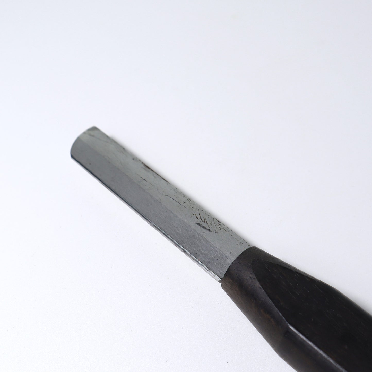Pisoni Beveled Concave Wood Handle Reed Knife - B-STOCK
