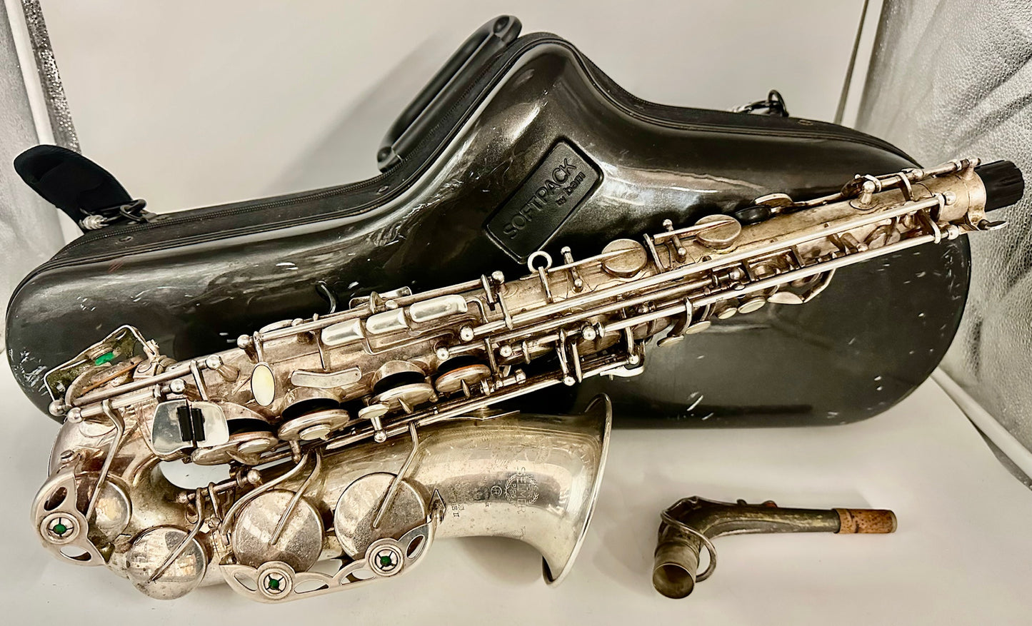 Used Selmer Paris Series II Alto Saxophone with Silver Plated Finish