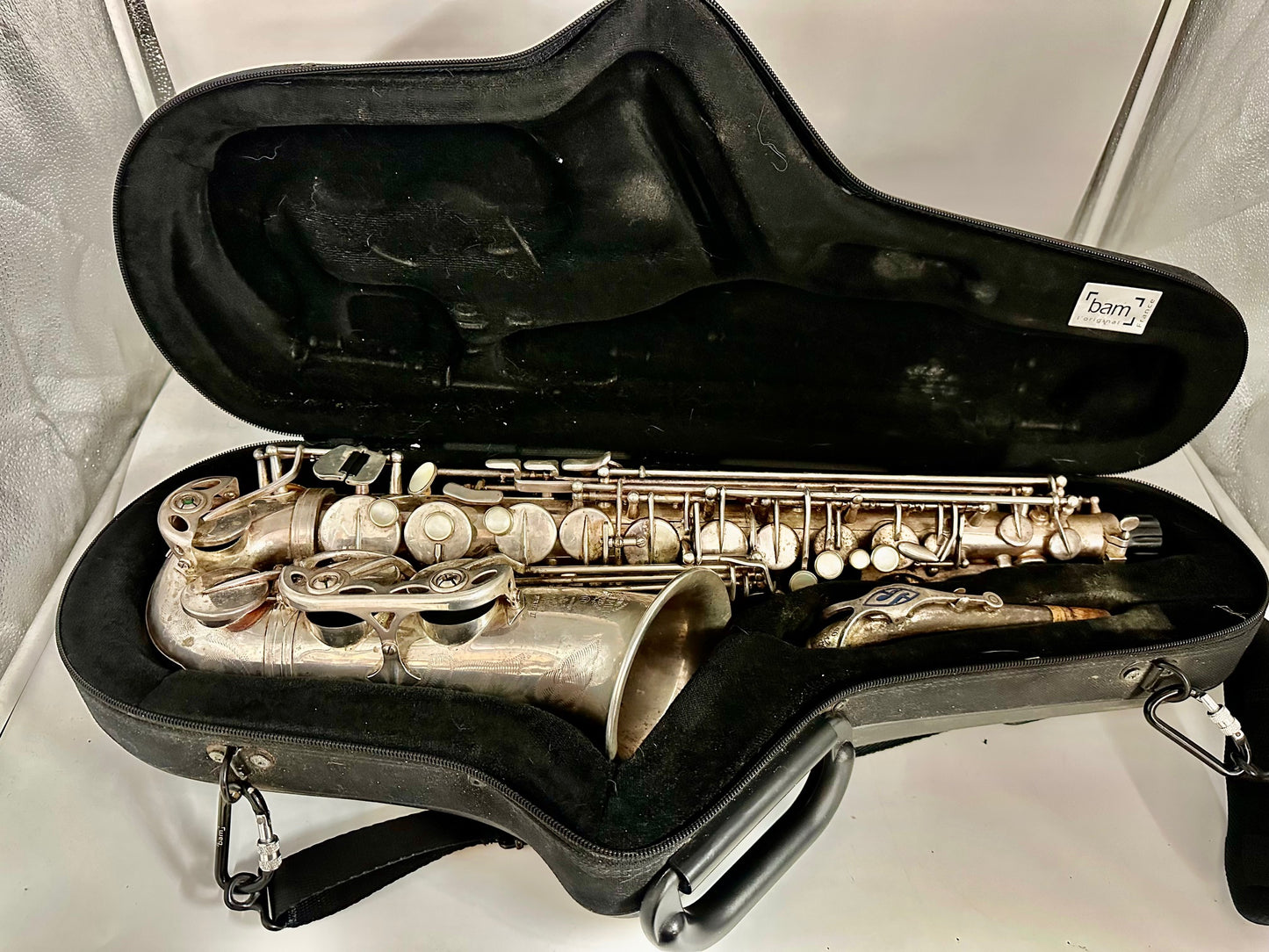 Used Selmer Paris Series II Alto Saxophone with Silver Plated Finish
