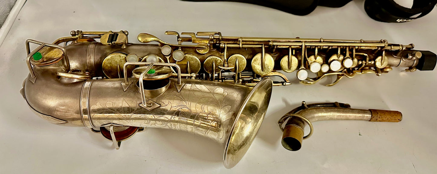 Used Buescher "True-Tone" Alto Saxophone Gold Plated