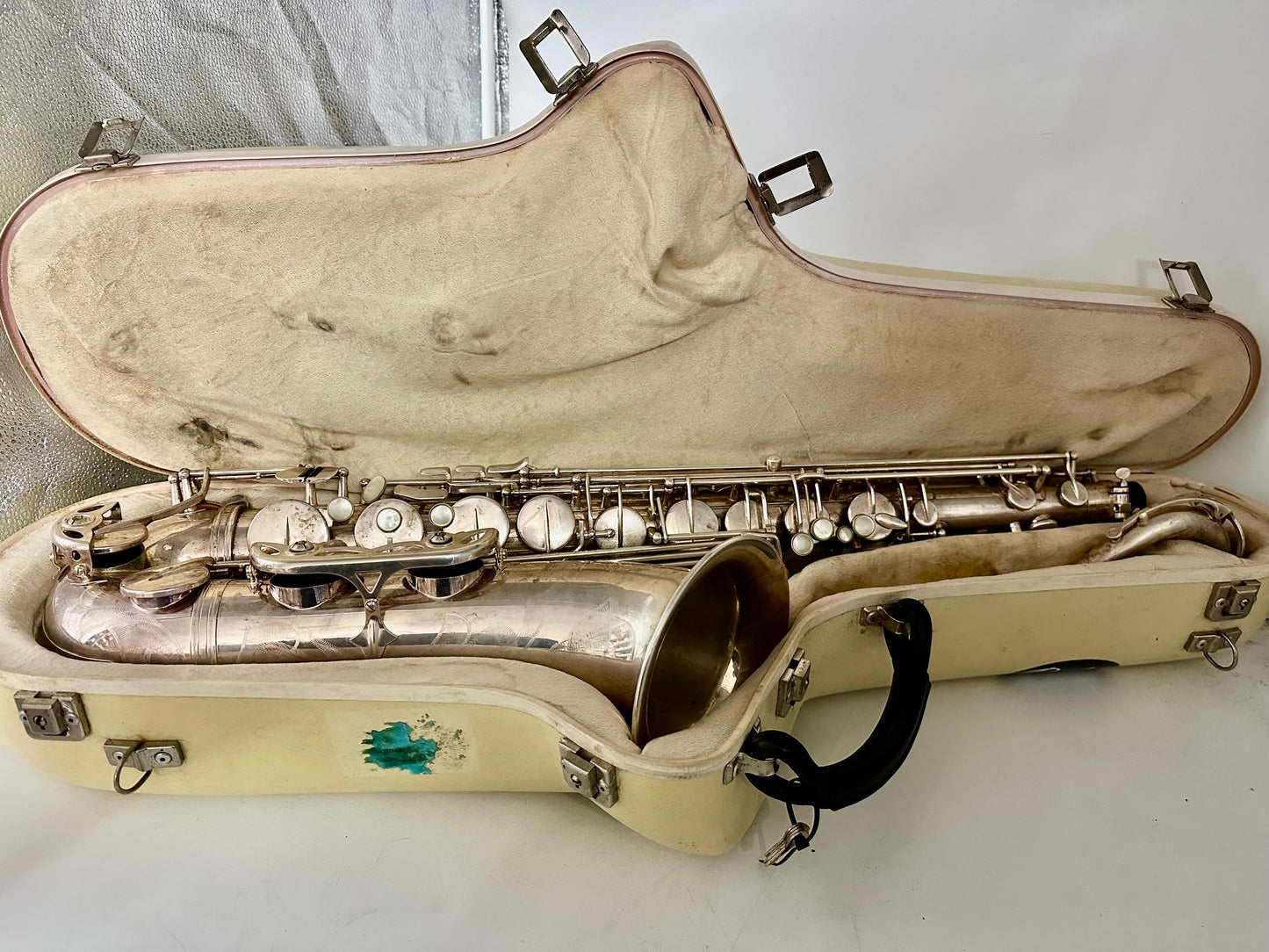 Used Selmer Paris Tenor Saxophone Series II Silver Plated Finish