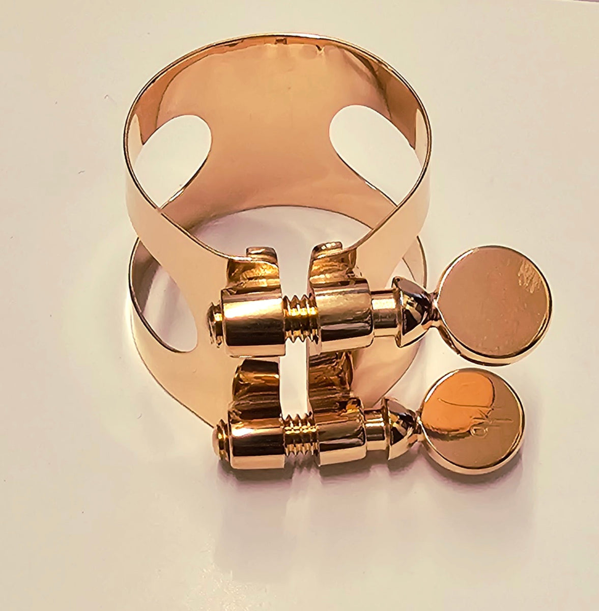 Bonade Bb Rose Gold Plated Ligature 2250POR Weinermusic