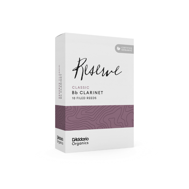 D'Addario Organic Reserve Classic Bb Reeds 10 Per Box