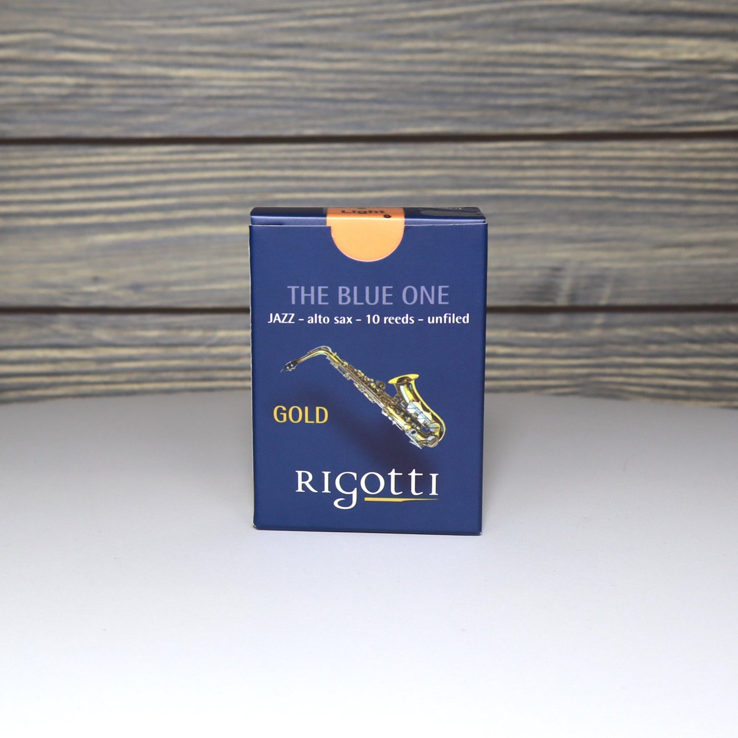 Rigotti Gold Alto Saxophone Jazz Reeds Strength 2.0 Light OPEN BOX