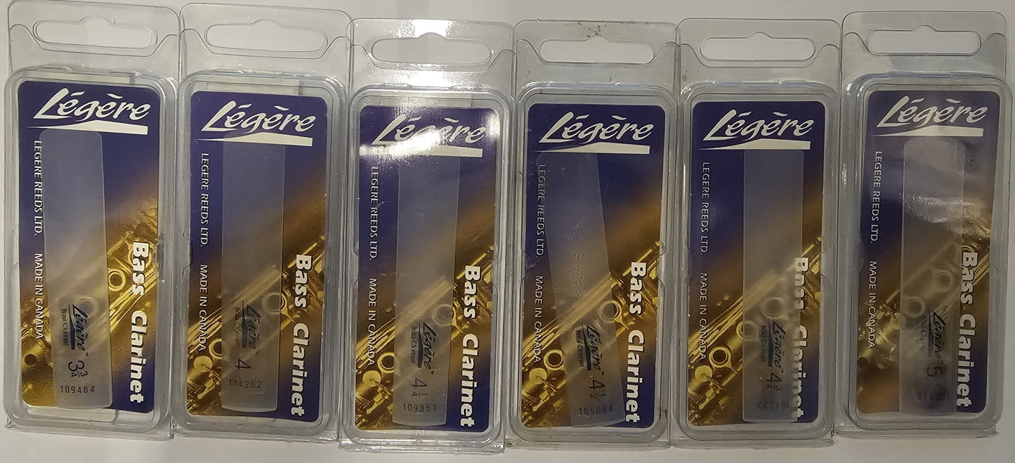 Legere Classic Bass Clarinet Reeds - Original Packaging