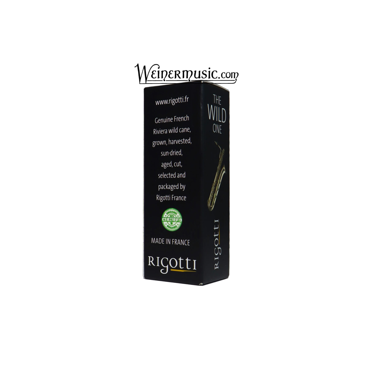 Rigotti The Wild One Baritone Sax Unfiled Reeds 5-Pack, 4.0