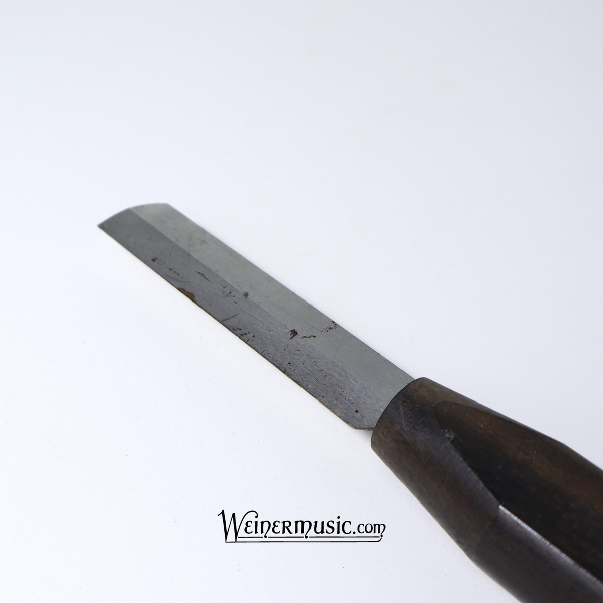 Pisoni Beveled Concave Wood Handle Reed Knife - B-STOCK