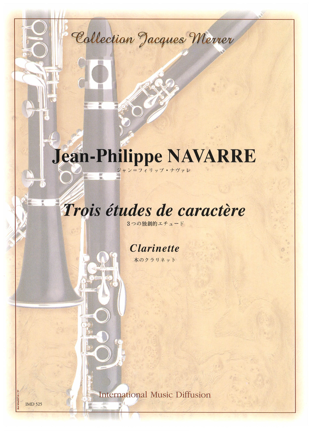 3 Trois Etudes De Caractere - Jean-Philippe Navarre