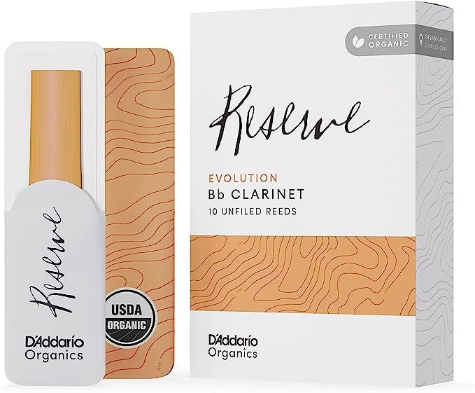 D'Addario Organic Reserve Evolution Bb Clarinet Reeds - Reeds for Clarinet D'Addario Organic Reserve Evolution Bb Clarinet Reeds - Reeds for Clarinet