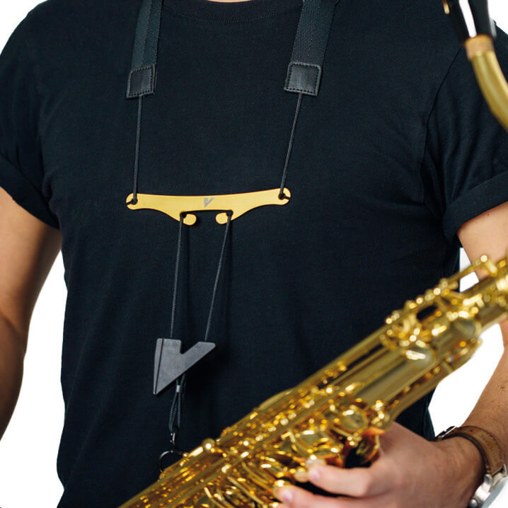 Vandoren Neck Strap Separator Bar - Black VSBB