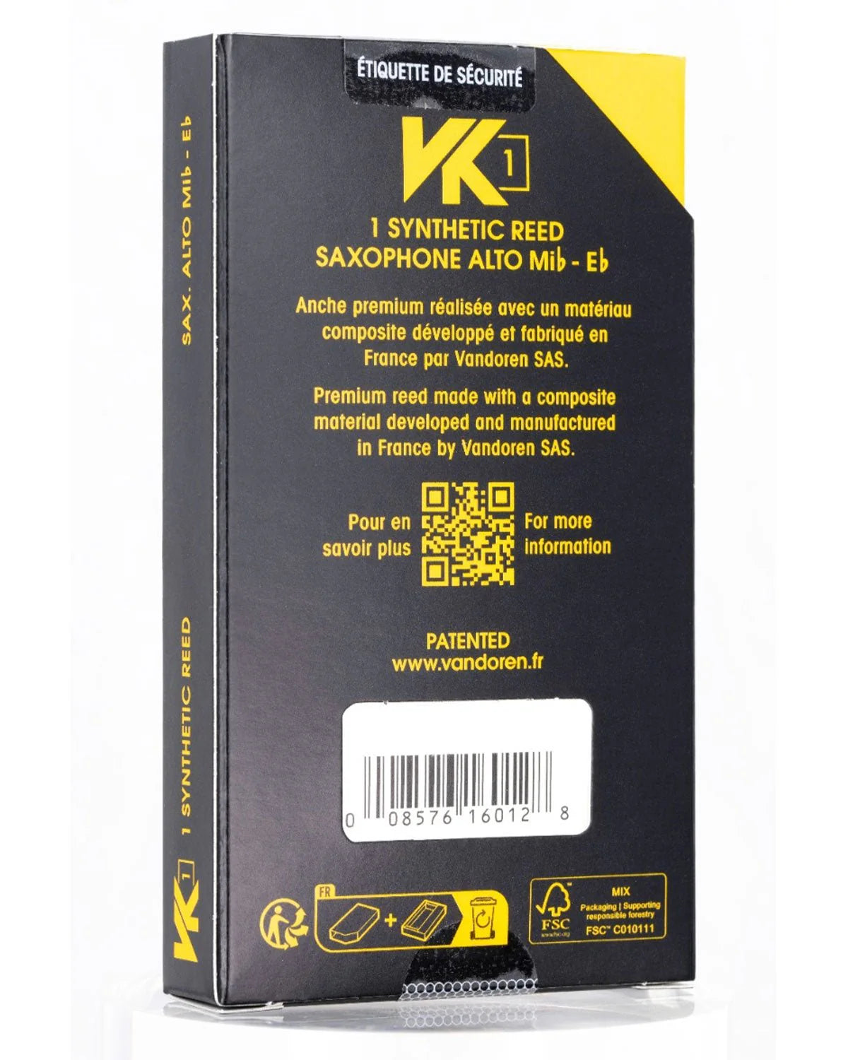 Vandoren VK1 Synthetic Alto Reeds