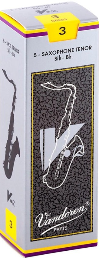Vandoren Tenor Saxophone V12 Reeds - 5 Per Box