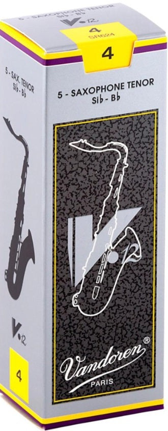 Vandoren Tenor Saxophone V12 Reeds - 5 Per Box