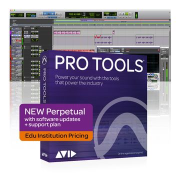 Avid Protools Perpetual W/ 1-YEAR UPDATE/SUPPORT (NO ILOK)