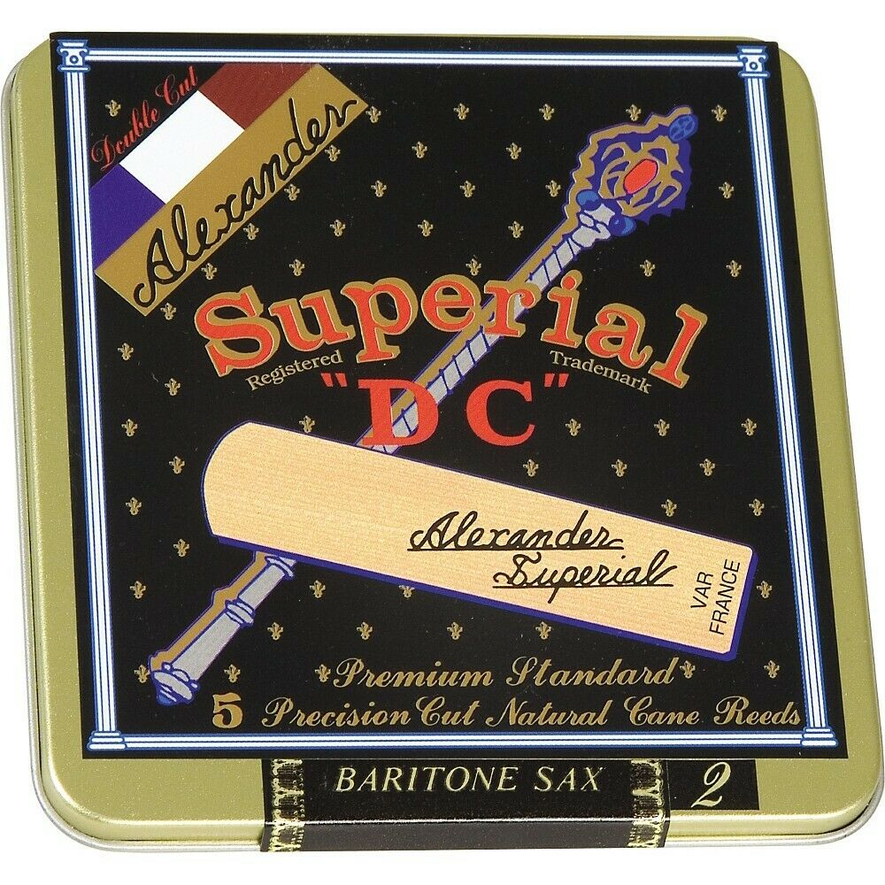Alexander D.C. Baritone Sax Reeds - 5 Per Box
