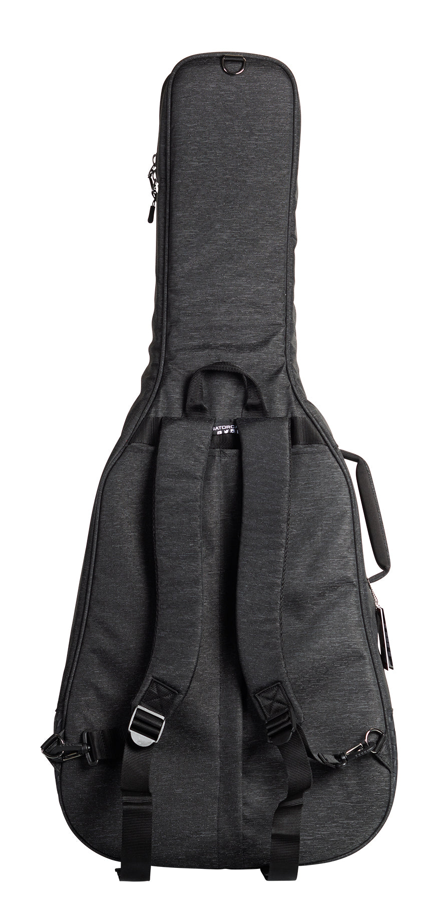 Gator Transit Series Acoustic Guitar Gig Bag- Charcoal Exterior - GT-ACOUSTIC