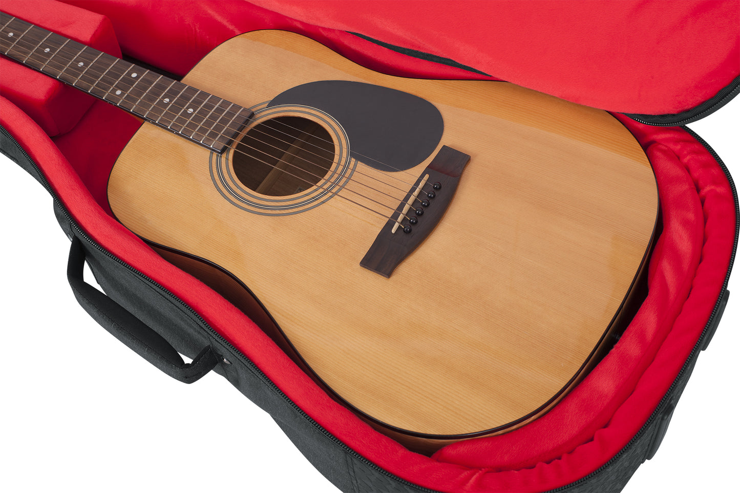 Gator Transit Series Acoustic Guitar Gig Bag- Charcoal Exterior - GT-ACOUSTIC