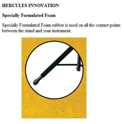 Hercules Auto-Grab Guitar Stand W/BONUS Neck Cradle - GS414BN