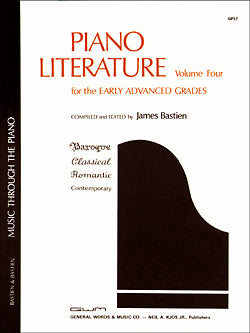BASTIEN PIANO LITERATURE VOLUME 4 - GP57