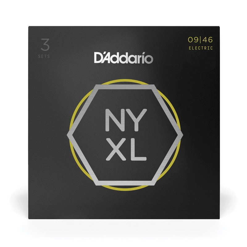 D'Addario Nickel Wound, Super Light Top , Regular Bottom, 09-46 Electric Guitar Strings