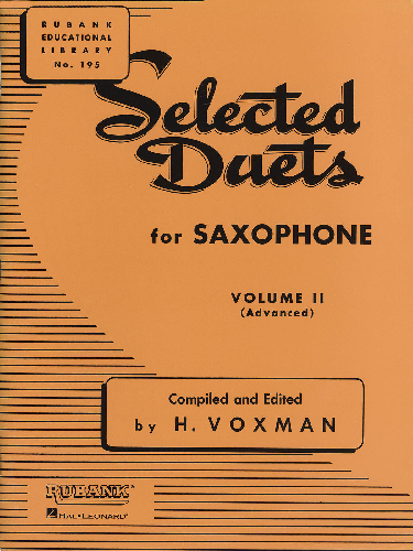Rubank Selected Duets for Saxophone, VOL 1 or VOL 2