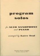 PROGRAM SOLOS FOR ALTO SAX - 414-41065