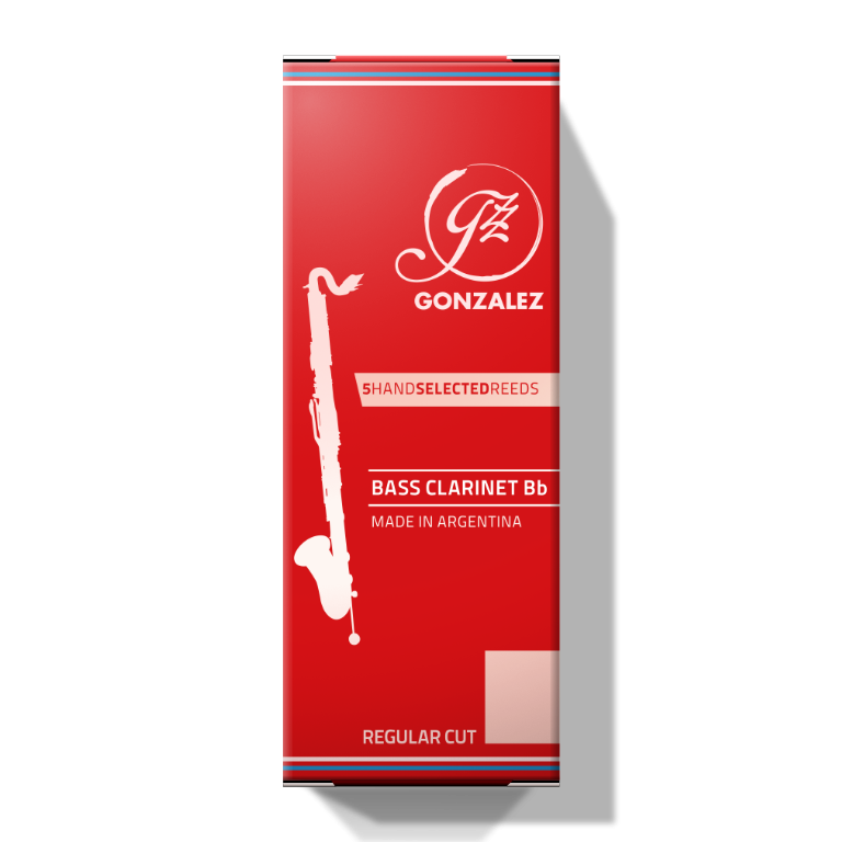 Gonzalez Bass Clarinet (RC) Regular Cut Reeds - 5 Per Box