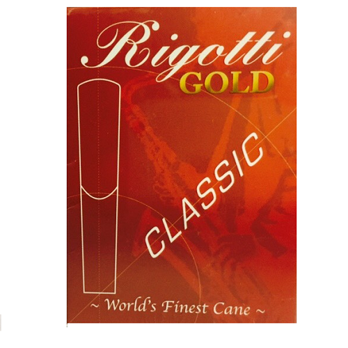 Rigotti Gold Alto Saxophone Classic Filed Reeds 10 Per Box Weinermusic