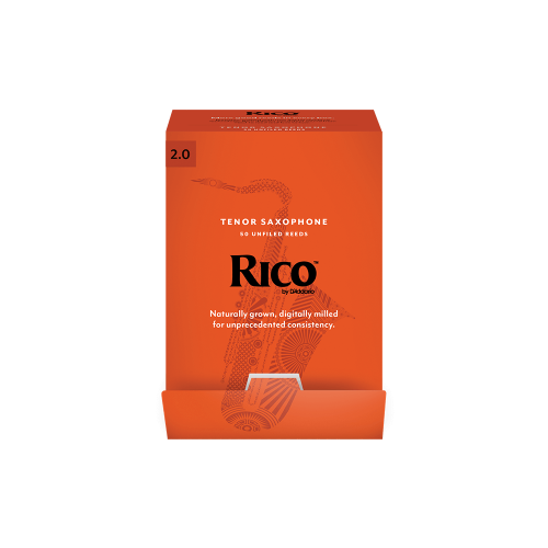 Rico by D'addario Tenor Saxophone Reeds - Individually-Sealed, 50-Pack