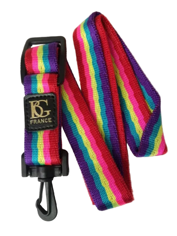 BG France Standard Alto/Tenor Sax Neck Strap - Rainbow