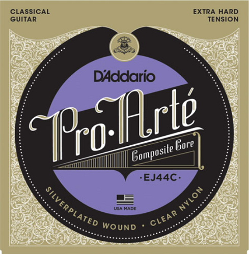 D'Addario Pro-Arte Composite, Extra-Hard Tension Classical Guitar Strings - EJ44C