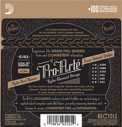 D'Addario Pro-Arte Normal Tension Alto Gutiar Strings