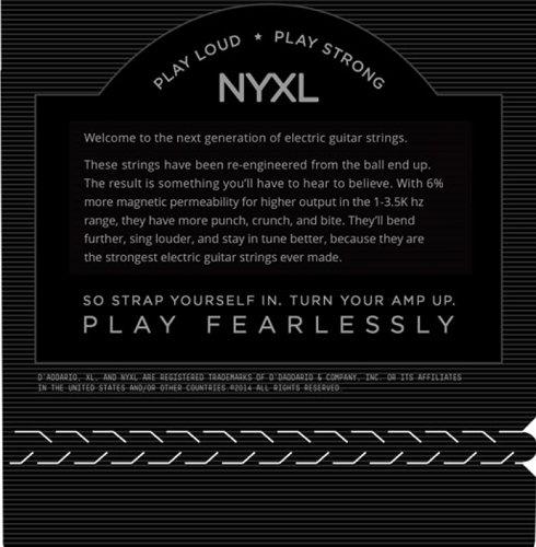 D'Addario Nickel Wound, Balanced TENSION, Super Light, 09-40 Electric Guitar Strings