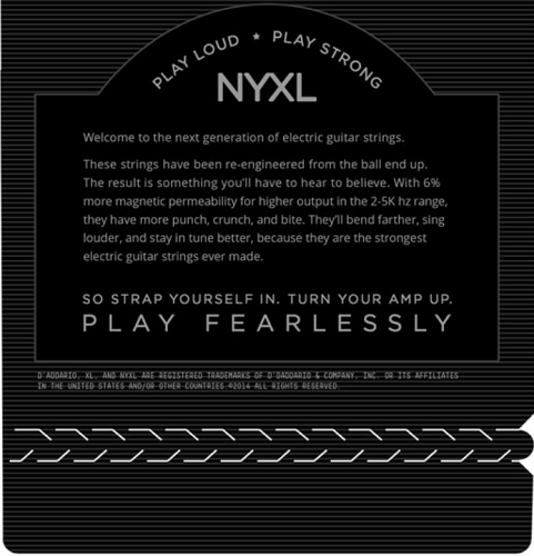 D'Addario Nickel Wound, Super Light, 09-42 Electric Guitar Strings - NYXL0942 3-PACK