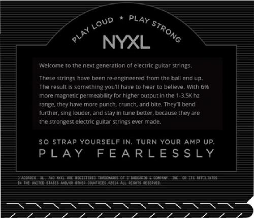 D'Addario Nickel Wound, Heavy, 12-54 Electric Guitar Strings