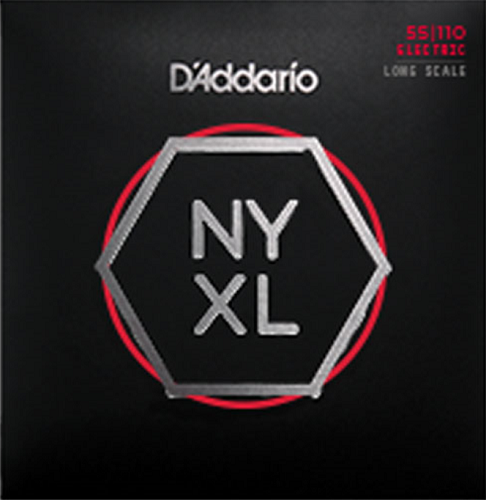 D'Addario Long Scale, Heavy, 55-110 Bass Guitar Strings