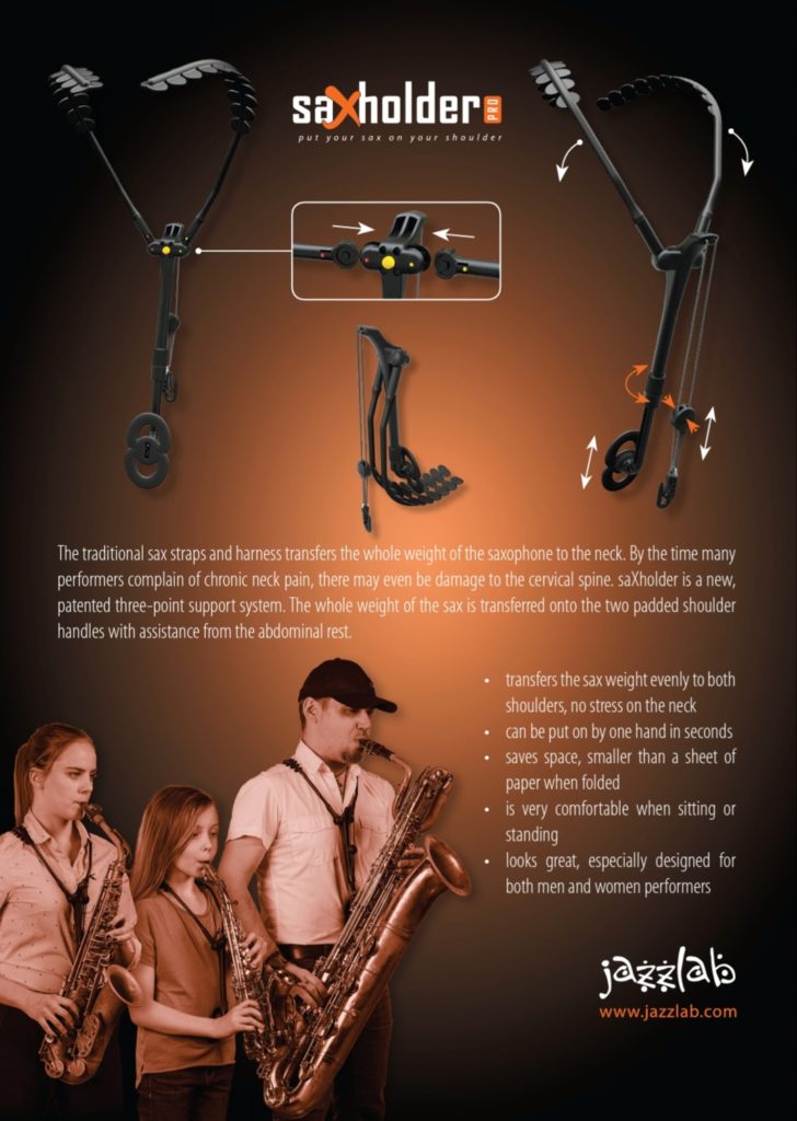 JazzLab Saxholder PRO Saxophone Harness