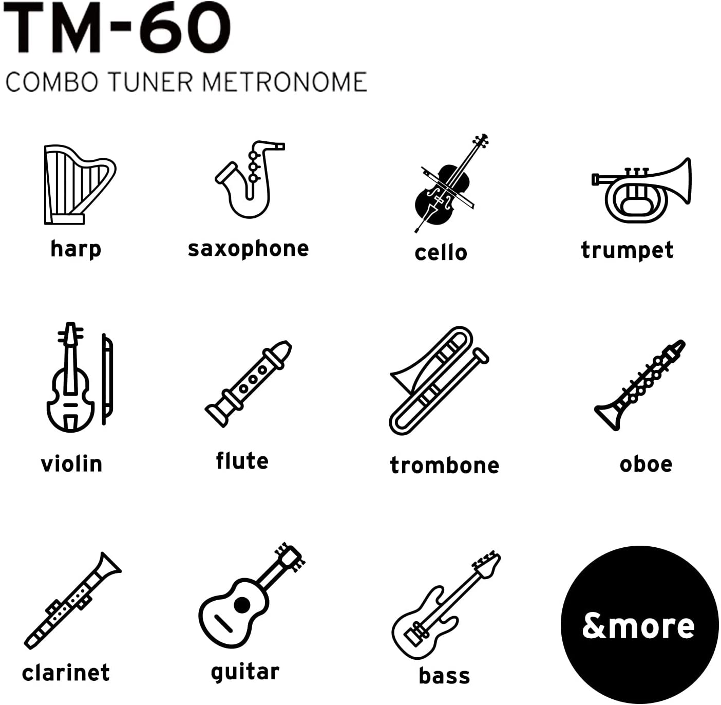 Korg TM-60 Tuner Metronome Combo
