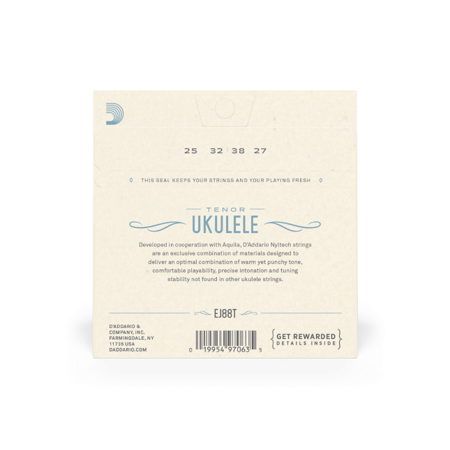D'Addario NYLTECH, Tenor Ukulele Strings