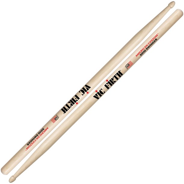 Vic Firth American Custom Maple Swinger Drumstick Wooden Tip- SD10