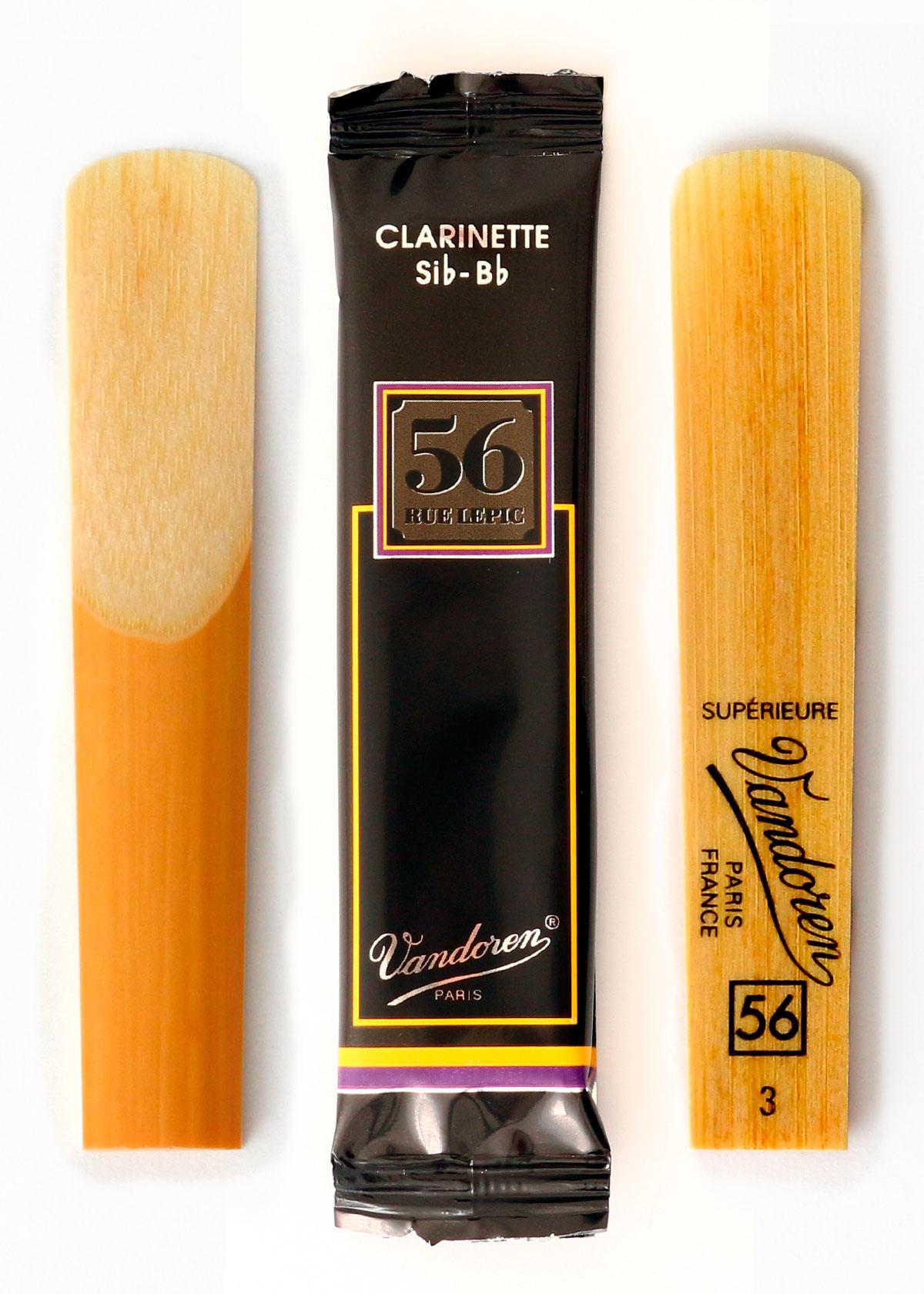Vandoren Bb Clarinet 56 Rue Lepic Reeds - 10 Per Box