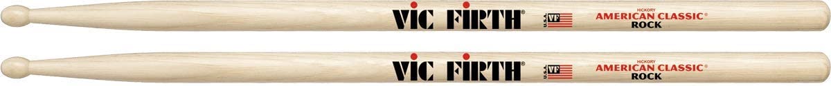 Vic Firth American Classic Hickory Drumstick Wooden Tip - Rock