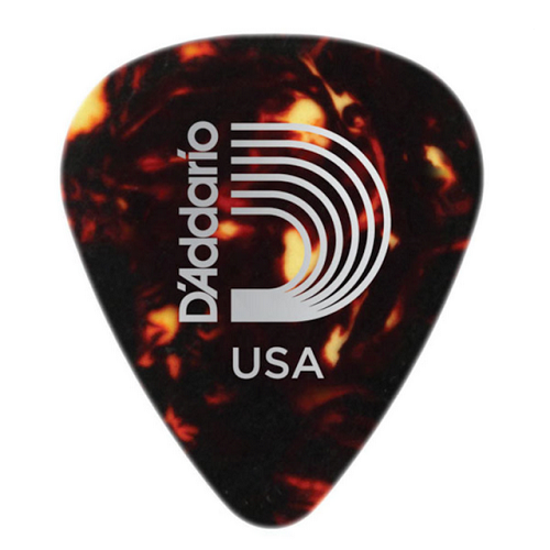 D'Addario Planet Waves Shell-Color Celluloid Guitar Picks - 25 Picks