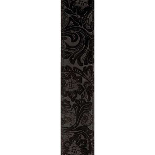 D'Addario Planet Waves Embossed Western Suede Leather Guitar Strap