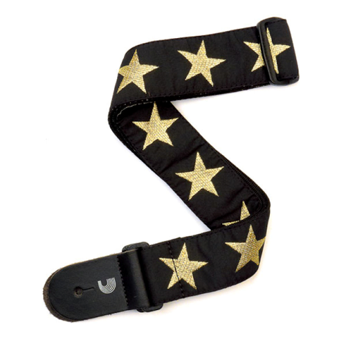 D'Addario Planet Waves Gold Star Woven Guitar Strap