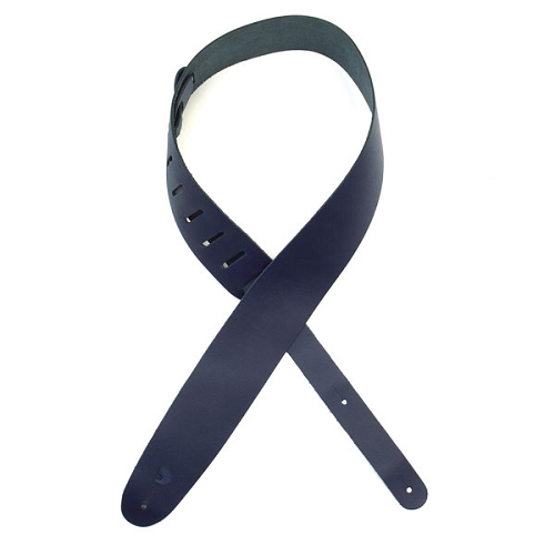 D'Addario Planet Waves Classic Leather Guitar Strap - Red or Blue