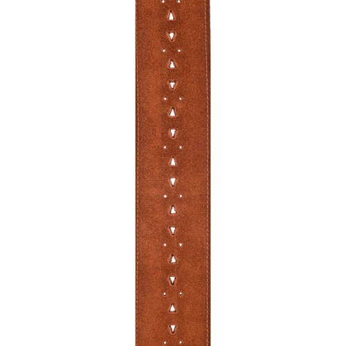 D'Addario Planet Waves Vented Leather Strap W/ Honey Suede Apache